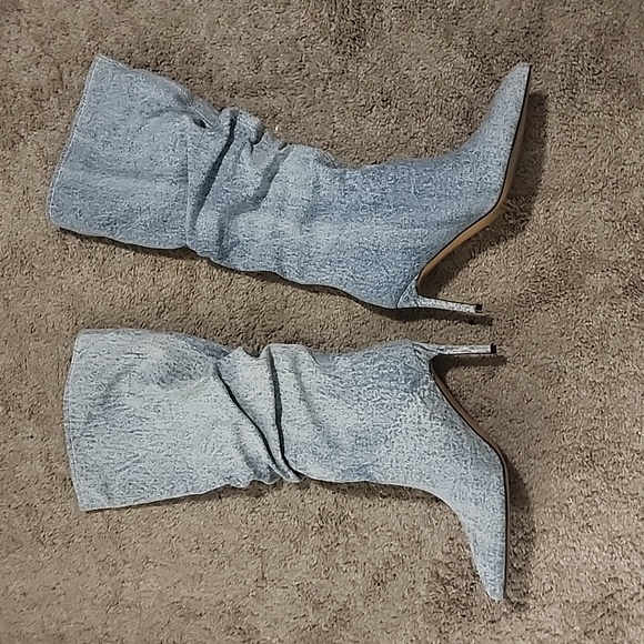 Azalea wang denim slouch boots - Picture 4 of 8